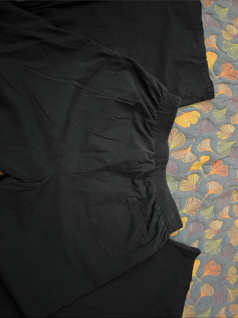 Adanola Black Wide-Leg 100% Cotton Pants - Picture 3 of 5